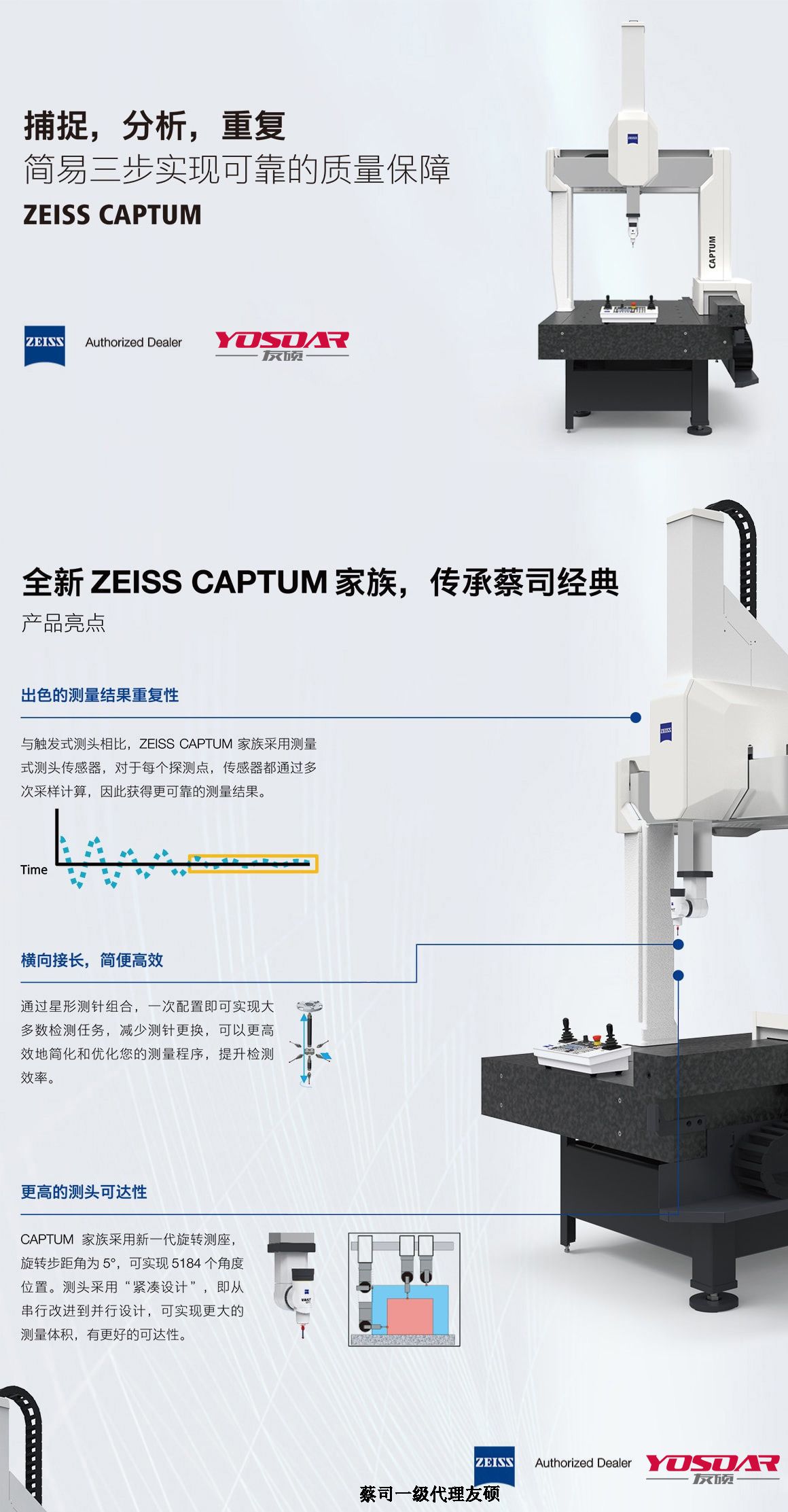 九江蔡司三坐标CAPTUM